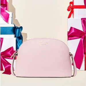 Kate Spade Schuyler Small Dome Crossbody in Mitten Pink